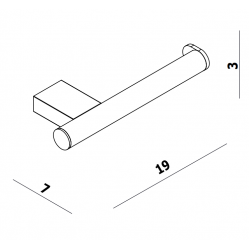 Χαρτοθήκη χωρίς κάλυμμα Series 280 Langberger 21280-43C Χρωμέ